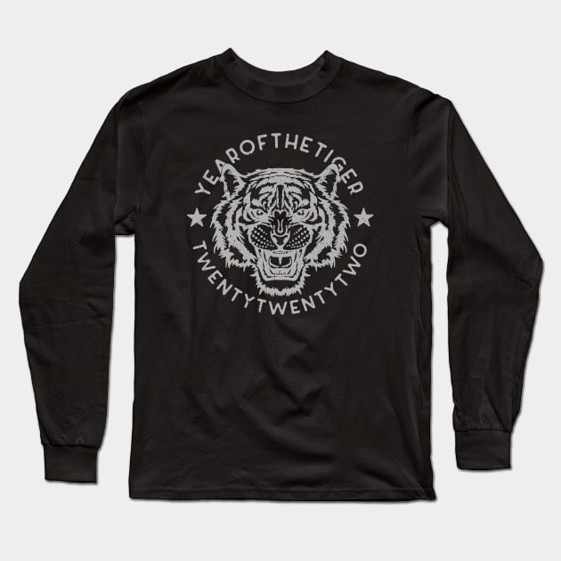 Year of the Tiger Long Sleeve T-Shirt by Dennson Creative